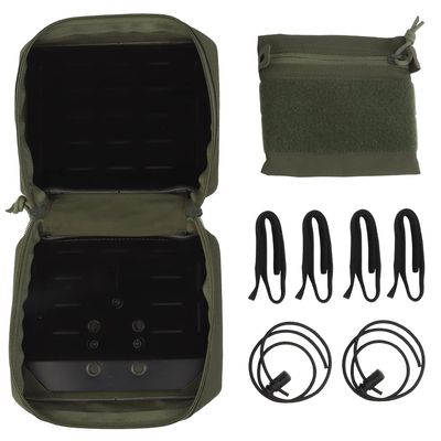 Tenoburian Tactical MOLLE Medical Pouch with Malice Clips, Compatible with MOLLE/G-Code RTI System, RG