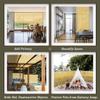 Outdoor Bamboo Roll-Up Blind, Reed Privacy Shade, 50–140 cm Wide view 2
