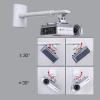 BONAD Universal Full-Motion Projector Mount, 15 kg, 75–125 cm view 4