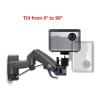 BONAD Universal Projector Wall Mount, Gas Spring, Fully Adjustable, 27 kg, Mini Projector Mount with 6 mm Screw (Color: B) view 4