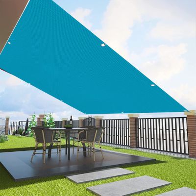 AMZYU Balcony Privacy Screen 55 x 900 cm, Blue