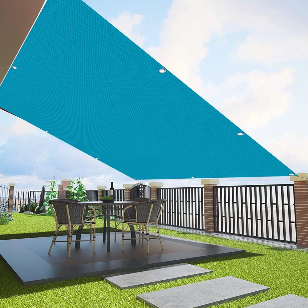AMZYU Balcony Privacy Screen 55 x 900 cm, Blue