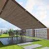 AMZYU Balcony Privacy Screen 95 x 900 cm, Brown view 1