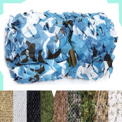 210D Camouflage Net with Reinforced Sun Protection for Hunting and Outdoor Use