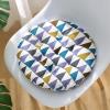2/4/6-Piece Thick Chair Cushions, Square/Round, Cotton-Linen Seat Pads for Indoor and Outdoor Use, Color #53, 40 x 40 cm/2 pcs view 2