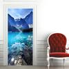 Self-Adhesive 3D Mountain Lake Door Mural, 90 x 200 cm view 4