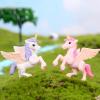 jojofuny Miniature Unicorn Ornaments, 6-Piece Set, Winged Figures view 2