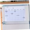 Ciieeo Magnetic Refrigerator Calendar Board, Erasable Monthly & Weekly Planner Whiteboard view 3