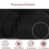 Outdoor 2/3-Seater Bench Cushion with Backrest, Waterproof, Navy Blue, 120 x 100 x 10 cm view 2