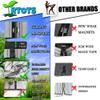 Magnetic Fly Screen Door, 115 x 200 cm, Automatic Closing, No Drilling, Black view 3