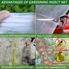 ZHJSHOU Insect Netting for Garden Plants and Vegetables, Fine Mesh, 6 x 7 m, 100 Mesh view 4