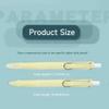 MOREASE 5-Pack Retractable Fountain Pens, 0.38 mm Extra-Fine Nib, Refillable, with 10 Black Ink Refills view 2