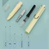 MOREASE 5-Pack Retractable Fountain Pens, 0.38 mm Extra-Fine Nib, Refillable, with 10 Black Ink Refills view 3