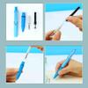 MOREASE 5-Pack Retractable Fountain Pens, 0.38 mm Extra-Fine Nib, Refillable, with 10 Black Ink Refills view 4