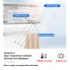ASDQWER Transparent Door Awning, Sound-Insulating Rainproof Outdoor Canopy, Curved Polycarbonate Cover, Multiple Sizes, 40 × 240 cm / 15.7 × 94.4 in view 2