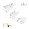 ASDQWER Transparent Door Awning, Sound-Insulating Rainproof Outdoor Canopy, Curved Polycarbonate Cover, Multiple Sizes, 40 × 240 cm / 15.7 × 94.4 in view 4