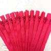 10-Piece Mixed Nylon Zipper Set, Rose Pink, 20 cm view 1