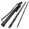 57-Inch Carbon Black Maple Pool Cue, 19 oz, 1/2-Piece Cue Stick Kit view 1