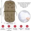 JIcloun Rotating Rocking Chair Cushion, Washable UV-Resistant Patio Lounge Cushion, A7 view 4