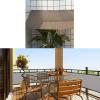 GUOJUN Balcony Privacy Screen 55 x 1000 cm, Gray view 2