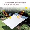 GUOJUN Balcony Privacy Screen 55 x 1000 cm, Gray view 3