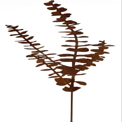 WEIDENPROFI Clearance Eucalyptus Garden Stake, Rust Finish, 80 cm