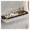 WIGING Acrylic Wall-Mounted Storage Shelf, 60 x 10 x 4 cm, Color A view 1