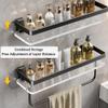 WIGING Acrylic Wall-Mounted Storage Shelf, 60 x 10 x 4 cm, Color A view 4
