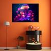 Feeby Jellyfish Ocean Wall Art, 45 x 30 cm, 1 Piece, Multicolor view 2