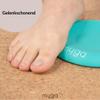 Myga Yoga Silicone Jelly Support Pad Pair for Hands, Wrists, Elbows, Knees & Ankles | Round, Non-Slip Yoga Pads | 15 cm | Turquoise view 3