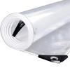 Gorssen Transparent PVC Tarp with Grommets, 420 g/m², 0.8 x 5.4 m view 1