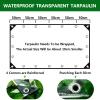 Gorssen Transparent PVC Tarp with Grommets, 420 g/m², 0.8 x 5.4 m view 2