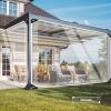 Gorssen Transparent PVC Tarp with Grommets, 420 g/m², 0.8 x 5.4 m view 3