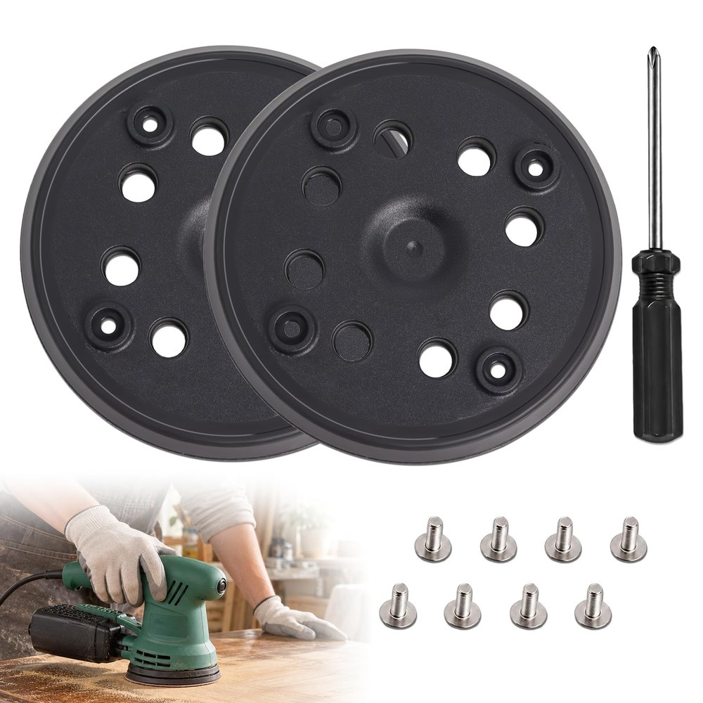 125 mm Sanding Pads Compatible with Bosch PEX 270 A/PEX 270 AE, 2-Pack