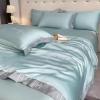 Lightweight Summer Comforter, Cooling Fiber-Filled Quilt, Washable Thin Blanket, Double Stitching, Twin/Queen, Mint Green, 180 x 200 cm view 4
