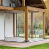 Transparent Waterproof PVC Tarp with Grommets and Rope view 1