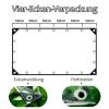 Transparent Waterproof PVC Tarp with Grommets and Rope view 2