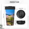 YUNKOU Mount Fuji Cherry Blossom Insulated Travel Mug view 2