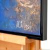 YS-Art Abstract Acrylic Painting on Canvas Marine II Blue and Gold, Vertical view 3