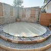 ANKO PLANEN Round Pool Cover Replacement Tarp, PVC Truck Tarpaulin, No Poles, 500 cm Diameter, Blue RAL 5002 view 1
