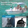 AWEMUFA 2-Pack Boat Fenders for Docking, EVA Dock Bumpers with Lines view 3