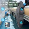 AWEMUFA 2-Pack Boat Fenders for Docking, EVA Dock Bumpers with Lines view 4