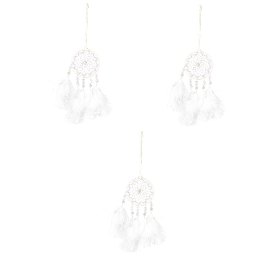 3-Piece Hanging Dream Catcher Decorations, Handmade