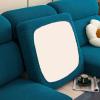 YWQJL Stretch Sofa Seat Cushion Cover, Blue, 4-Seater (155–175 cm) view 1