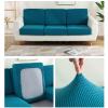 YWQJL Stretch Sofa Seat Cushion Cover, Blue, 4-Seater (155–175 cm) view 2