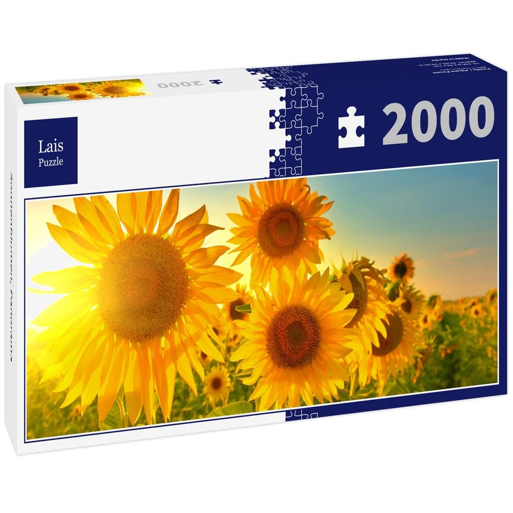 Lais Puzzle Sunflowers, Panorama, 2,000 Pieces