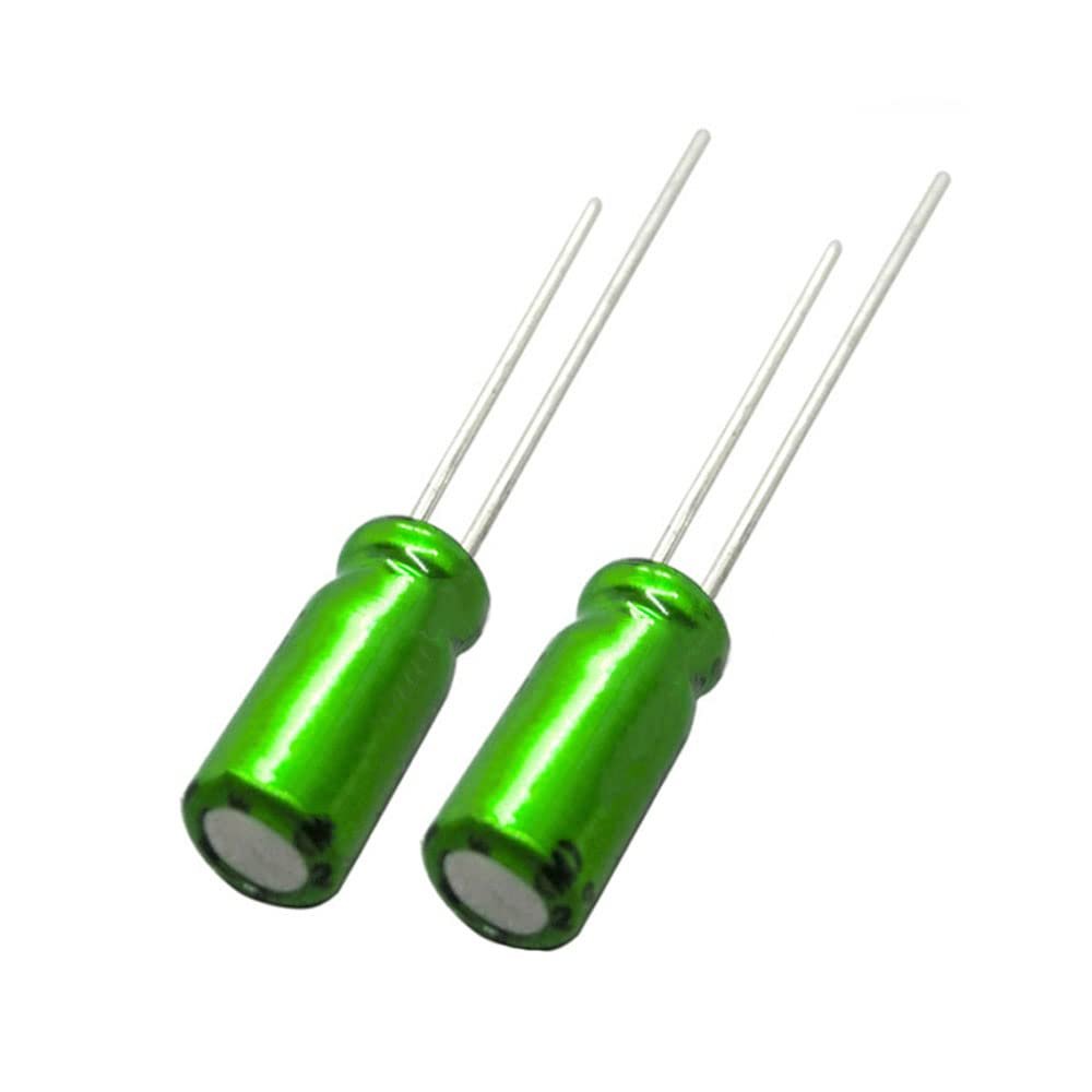 10pcs Nonpolar Bipolar Hi-Fi Audio Capacitor Copper Fe, 50V 2.2µF 5x11