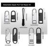 Metal Zipper Pull Replacement Set, 5/10 Pieces view 2