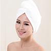 SCALZE Microfiber Hair Towel Wrap, White, 60 x 25 cm view 4
