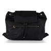 Borbonese Medium Backpack, Black, Y66 Dark Black, 28 x 31 x 18 view 2